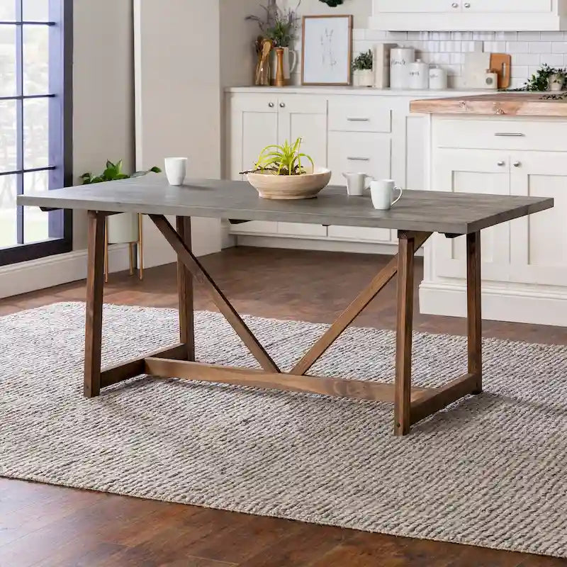 Poltrona Club "Mid-Century Modern" con Schienale Alto Trapuntato e Gambe in Legno di Betulla — 27.25L x 33.75W x 38.5H