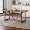 Poltrona Club "Mid-Century Modern" con Schienale Alto Trapuntato e Gambe in Legno di Betulla — 27.25L x 33.75W x 38.5H