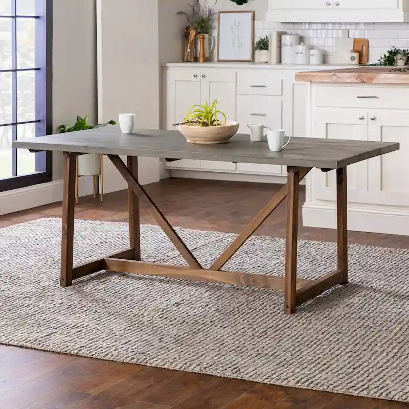 Poltrona Club "Mid-Century Modern" con Schienale Alto Trapuntato e Gambe in Legno di Betulla — 27.25L x 33.75W x 38.5H
