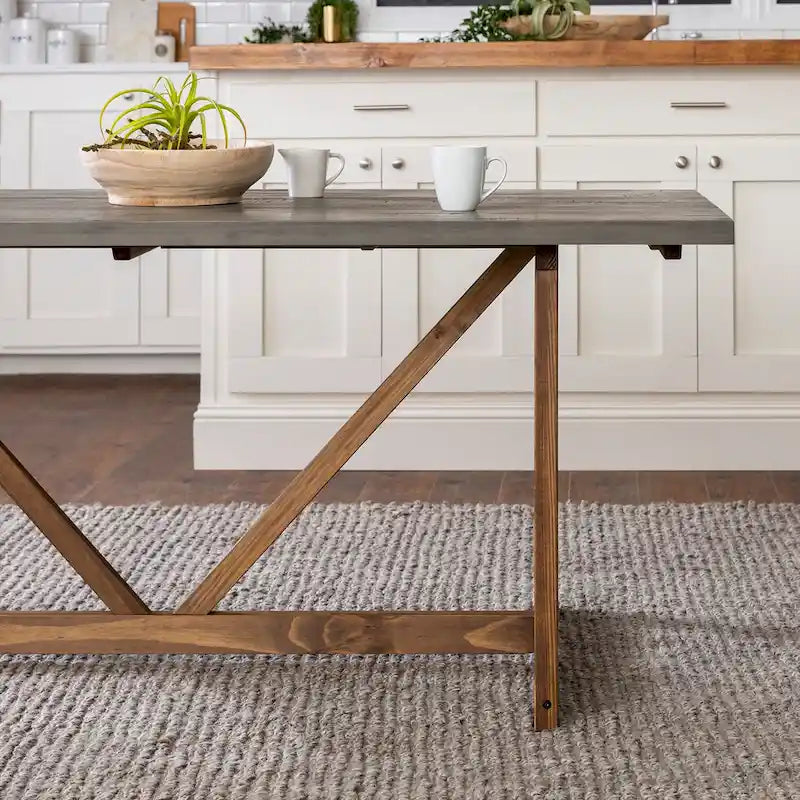 Poltrona Club "Mid-Century Modern" con Schienale Alto Trapuntato e Gambe in Legno di Betulla — 27.25L x 33.75W x 38.5H