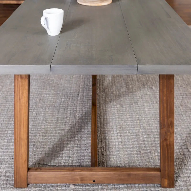 Poltrona Club "Mid-Century Modern" con Schienale Alto Trapuntato e Gambe in Legno di Betulla — 27.25L x 33.75W x 38.5H