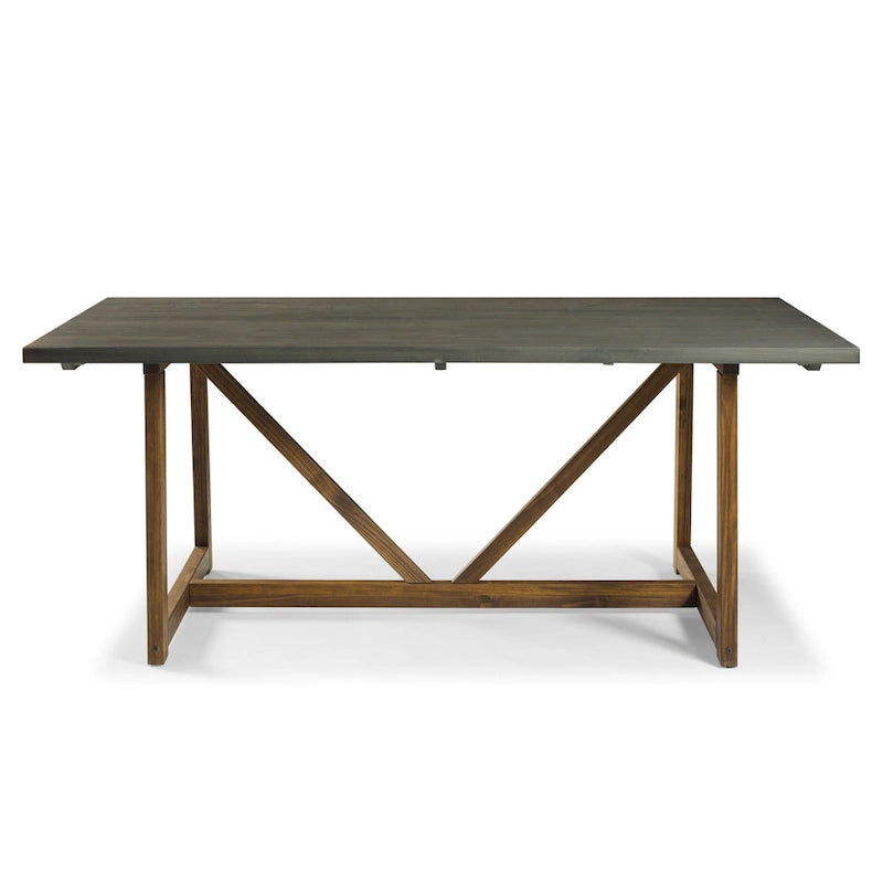 Poltrona Club "Mid-Century Modern" con Schienale Alto Trapuntato e Gambe in Legno di Betulla — 27.25L x 33.75W x 38.5H