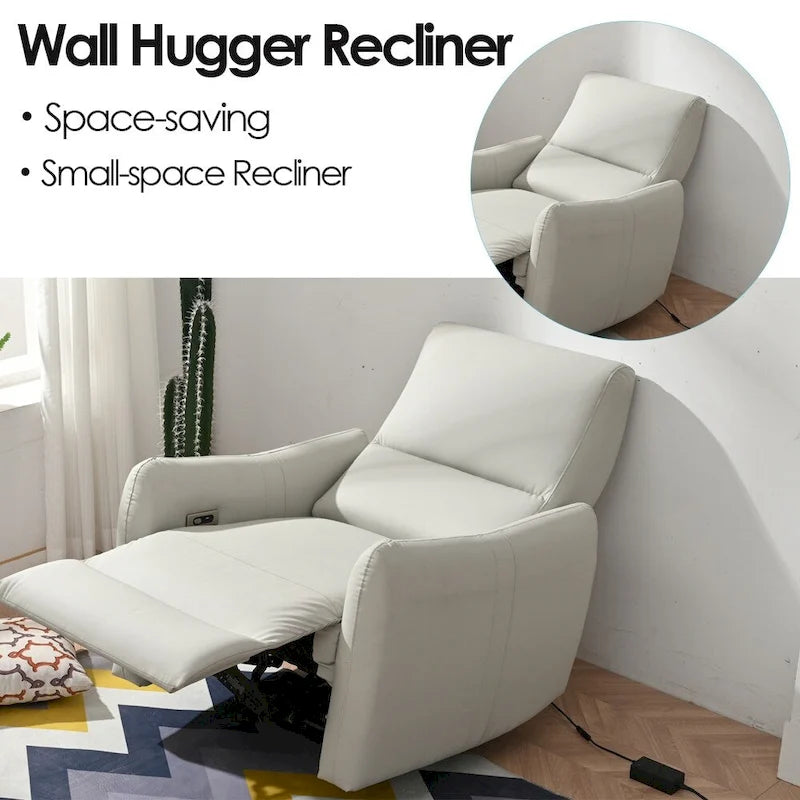 Poltrona reclinabile elettrica "Wall Hugger", Poltrona reclinabile elettrica piccola per soggiorno, Poltrona reclinabile elettrica per piccoli spazi, Divano reclinabile