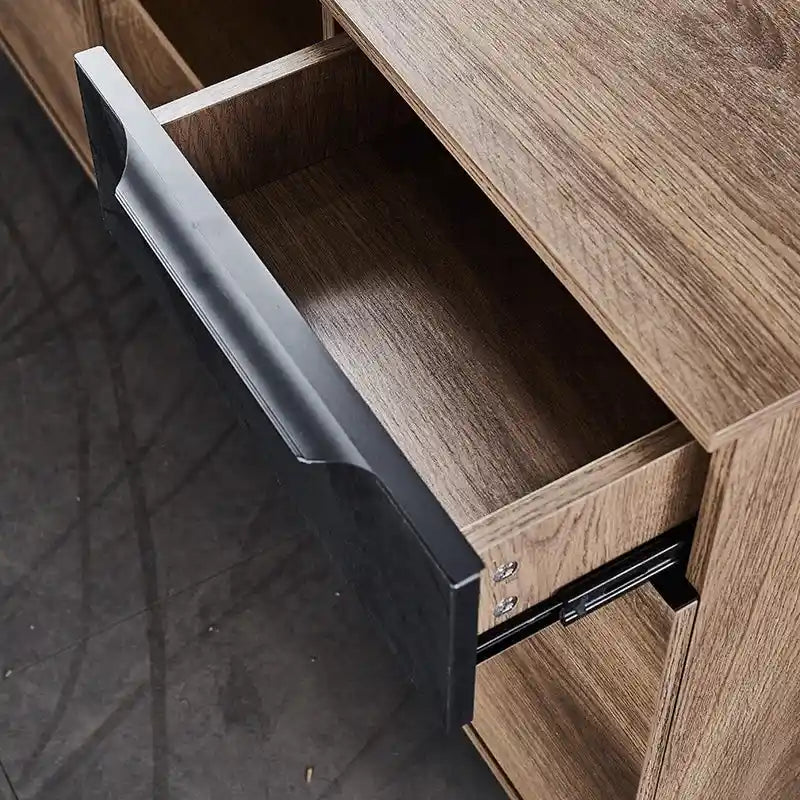 Carrello da cucina mobile con piano in granito e ruote piroettanti