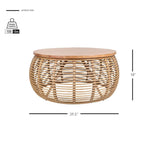 Testiera imbottita ispirata all'isola — Collezione Tropical Breeze