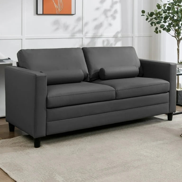 Divano Letto Estraibile — Divano Letto Moderno Convertibile 2-in-1 con Materasso e Futon