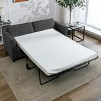 Divano Letto Estraibile — Divano Letto Moderno Convertibile 2-in-1 con Materasso e Futon