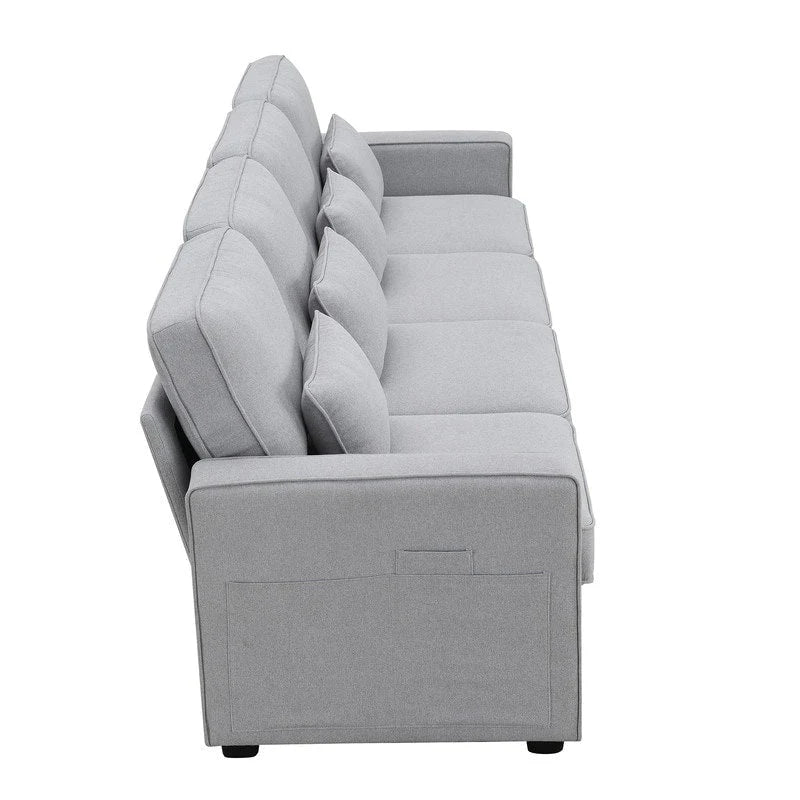 Mobile porta TV moderno 180 cm con frontali opachi — Artigianato europeo