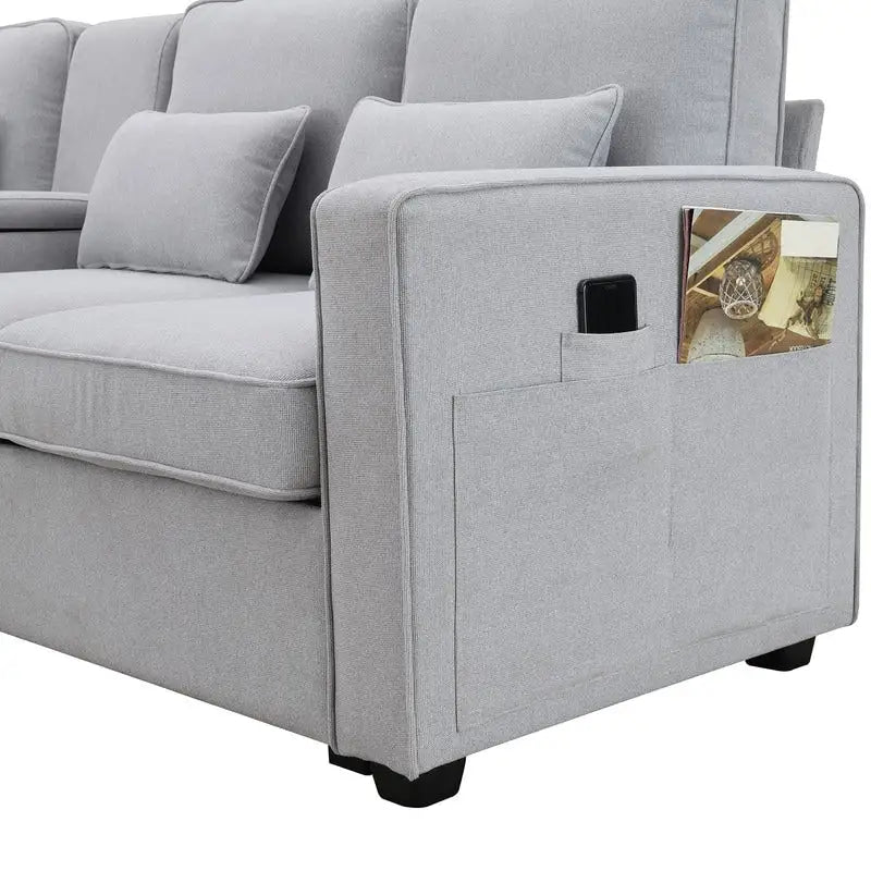 Mobile porta TV moderno 180 cm con frontali opachi — Artigianato europeo