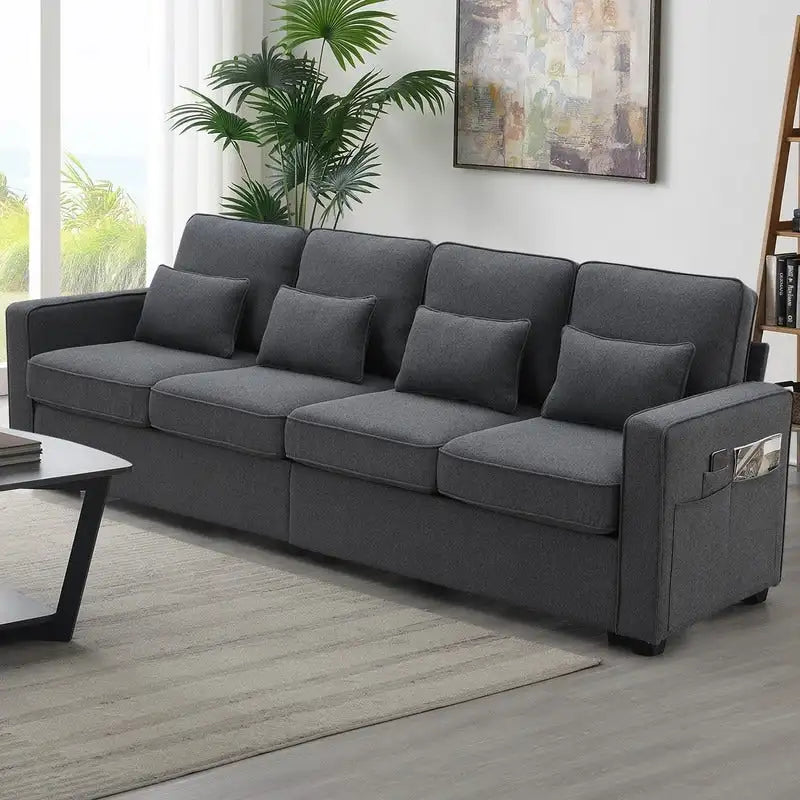 Mobile porta TV moderno 180 cm con frontali opachi — Artigianato europeo