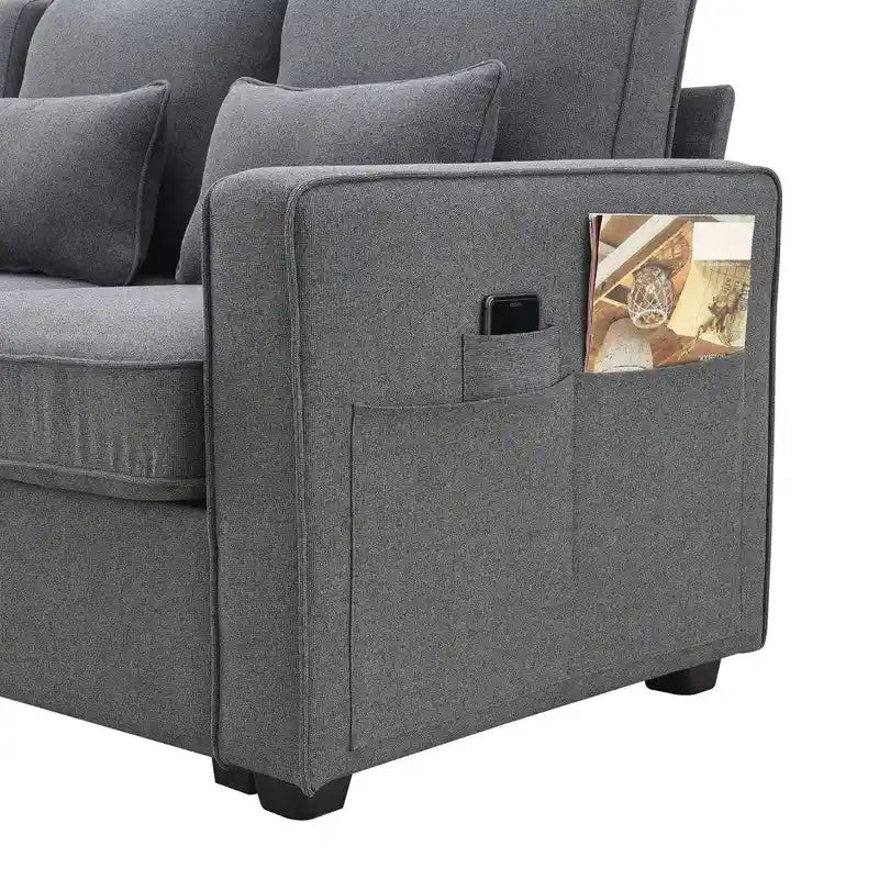 Mobile porta TV moderno 180 cm con frontali opachi — Artigianato europeo