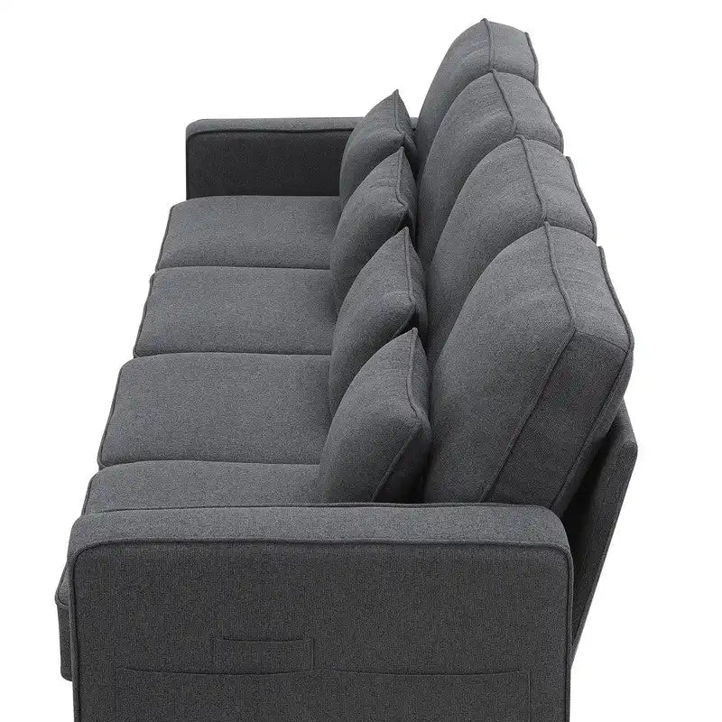 Mobile porta TV moderno 180 cm con frontali opachi — Artigianato europeo