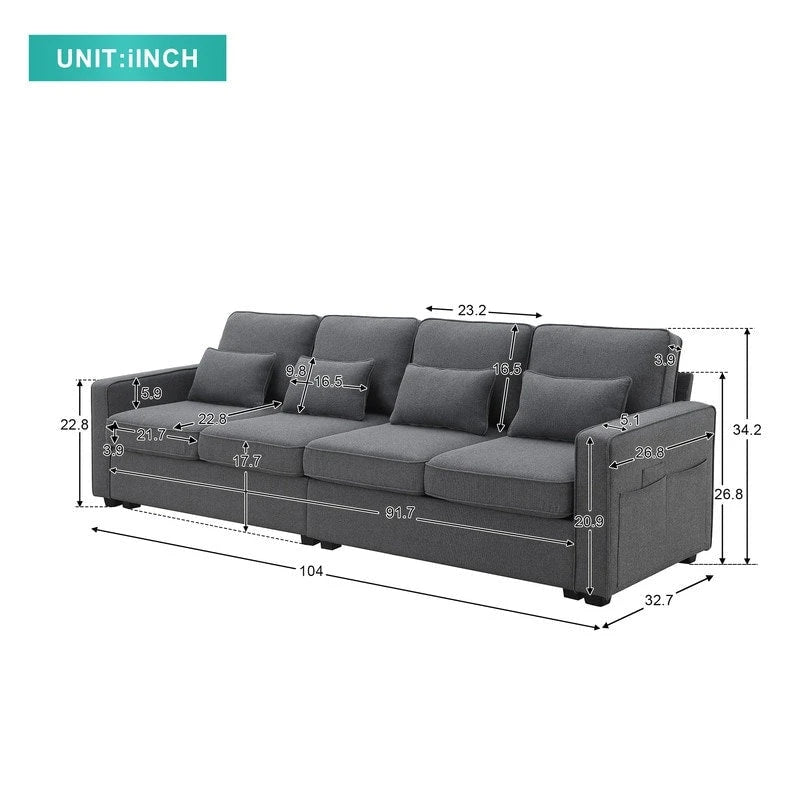 Mobile porta TV moderno 180 cm con frontali opachi — Artigianato europeo