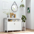 Tavolo buffet credenza con 2 ante e ripiani regolabili — Design antiribaltamento