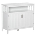 Tavolo buffet credenza con 2 ante e ripiani regolabili — Design antiribaltamento