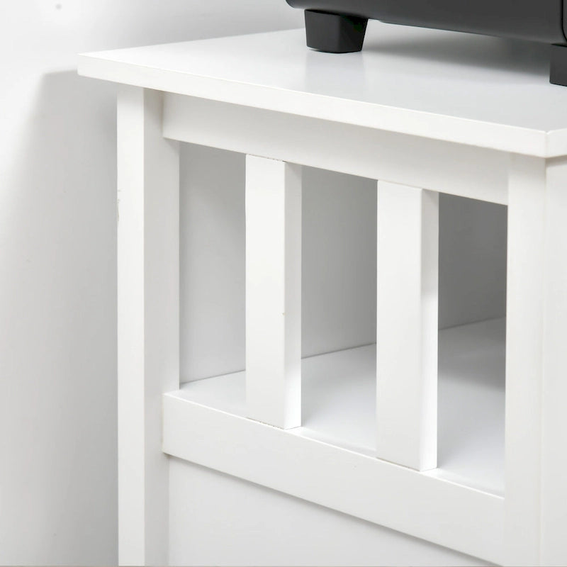 Tavolo buffet credenza con 2 ante e ripiani regolabili — Design antiribaltamento