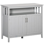 Tavolo buffet credenza con 2 ante e ripiani regolabili — Design antiribaltamento