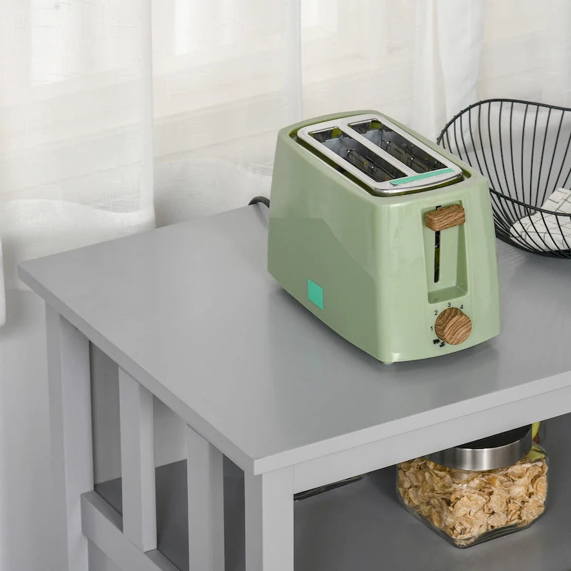 Tavolo buffet credenza con 2 ante e ripiani regolabili — Design antiribaltamento