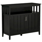 Tavolo buffet credenza con 2 ante e ripiani regolabili — Design antiribaltamento