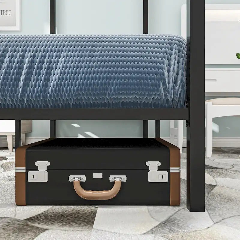 Struttura letto a baldacchino in metallo Twin/King