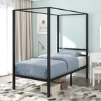 Struttura letto a baldacchino in metallo Twin/King