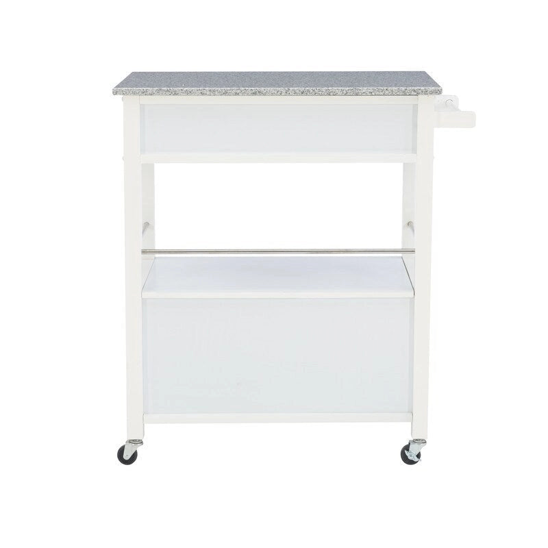 Tavolino Accent Glam Contemporaneo – Piano in Marmo Bianco e Base a Treppiede Dorata