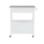 Tavolino Accent Glam Contemporaneo – Piano in Marmo Bianco e Base a Treppiede Dorata