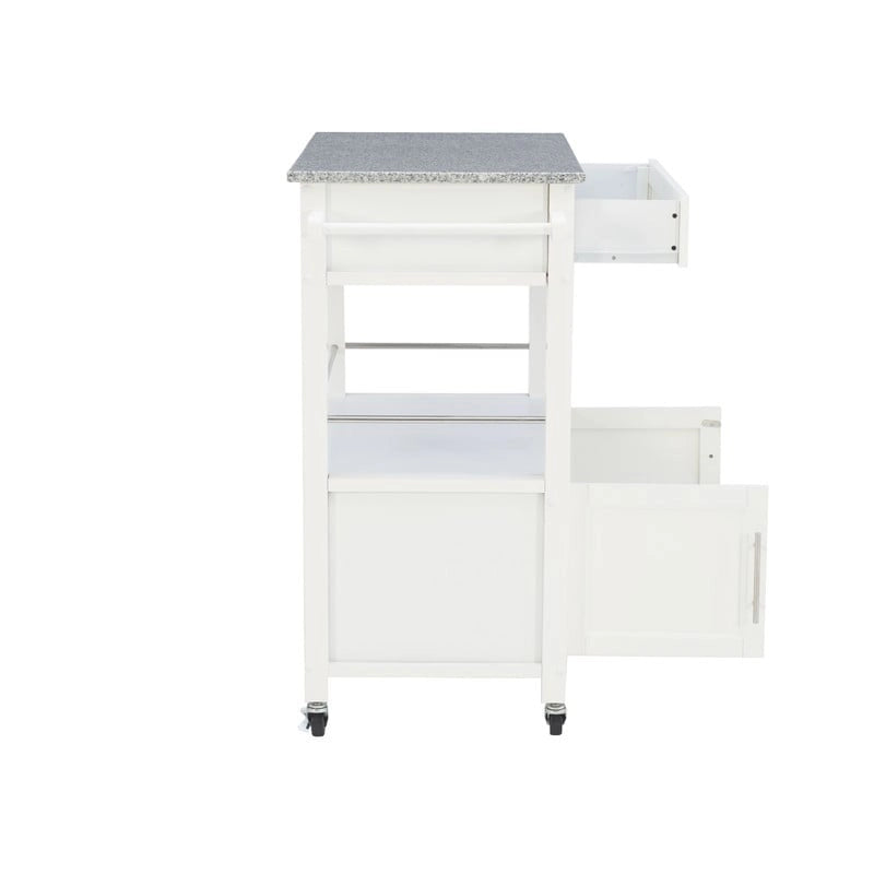 Tavolino Accent Glam Contemporaneo – Piano in Marmo Bianco e Base a Treppiede Dorata