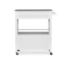 Tavolino Accent Glam Contemporaneo – Piano in Marmo Bianco e Base a Treppiede Dorata