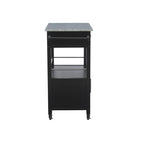 Tavolino Accent Glam Contemporaneo – Piano in Marmo Bianco e Base a Treppiede Dorata