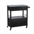 Tavolino Accent Glam Contemporaneo – Piano in Marmo Bianco e Base a Treppiede Dorata