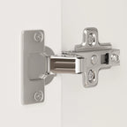 Armadio a 4 ante con asta appendiabiti, 180,00A x 160,00L cm — Bianco, Finitura Melaminica