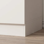 Armadio a 4 ante con asta appendiabiti, 180,00A x 160,00L cm — Bianco, Finitura Melaminica