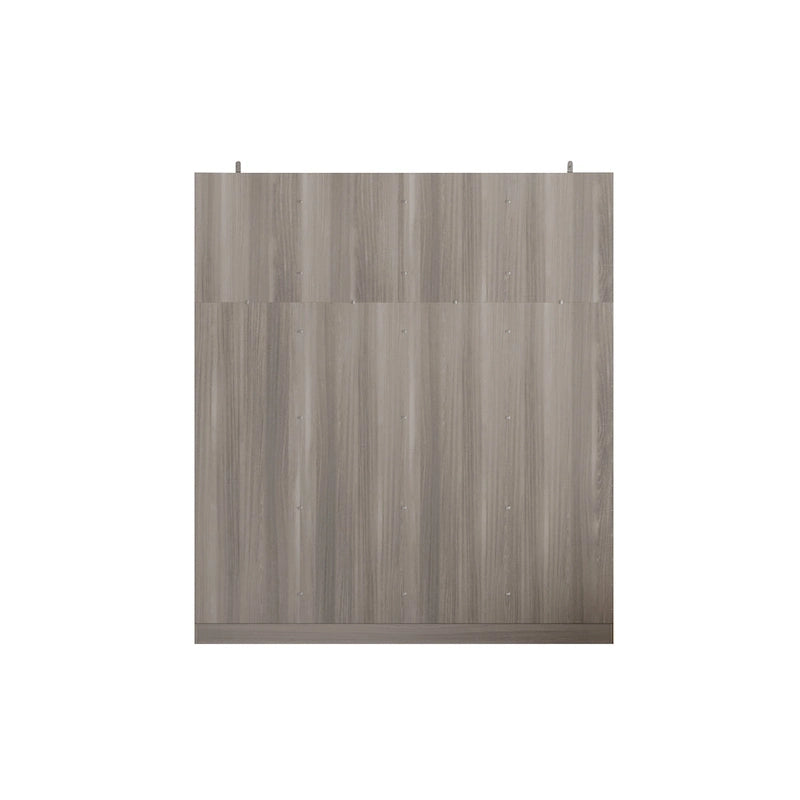Armadio a 4 ante con asta appendiabiti, 180,00A x 160,00L cm — Bianco, Finitura Melaminica