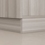 Armadio a 4 ante con asta appendiabiti, 180,00A x 160,00L cm — Bianco, Finitura Melaminica