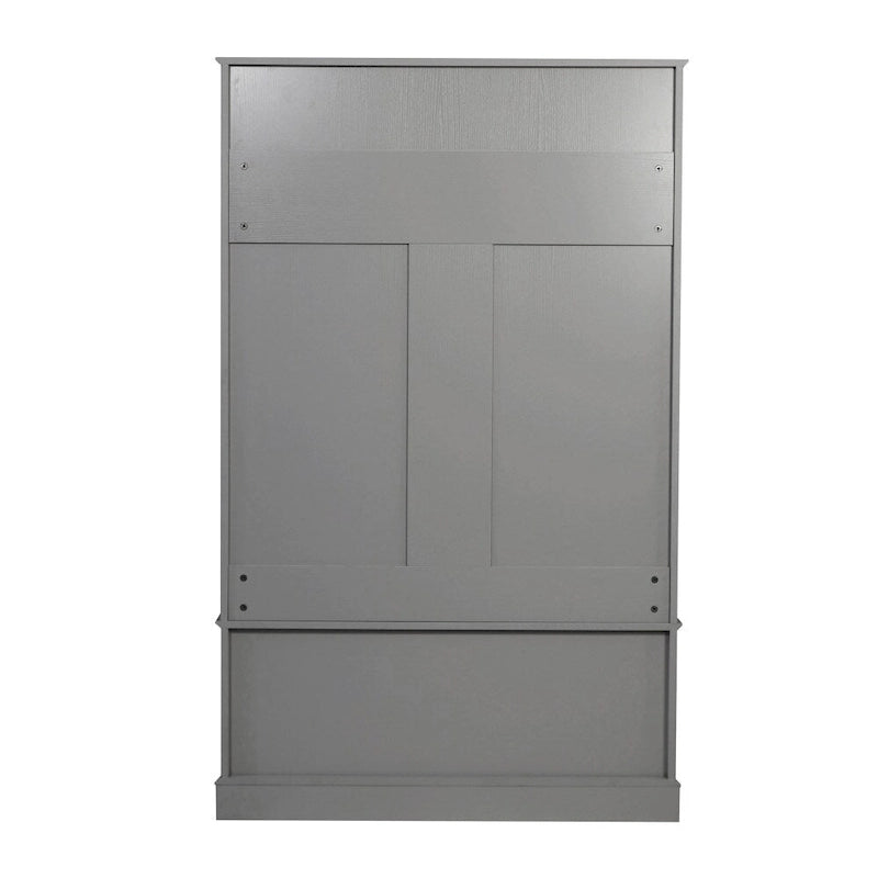 Tavolo da Pranzo in Legno Massiccio Riciclato con Gambe in Ferro Verniciato a Polvere — 120 x 60 x 76 cm
