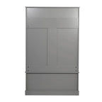 Tavolo da Pranzo in Legno Massiccio Riciclato con Gambe in Ferro Verniciato a Polvere — 120 x 60 x 76 cm