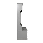 Tavolo da Pranzo in Legno Massiccio Riciclato con Gambe in Ferro Verniciato a Polvere — 120 x 60 x 76 cm