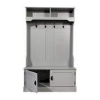 Tavolo da Pranzo in Legno Massiccio Riciclato con Gambe in Ferro Verniciato a Polvere — 120 x 60 x 76 cm