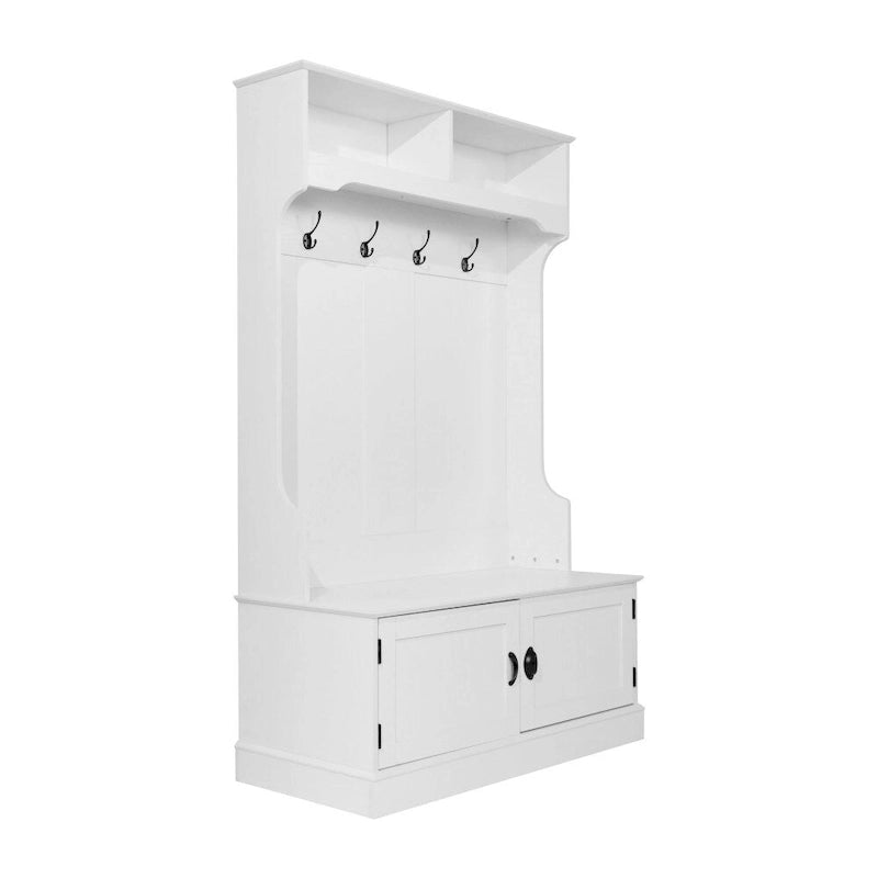 Tavolo da Pranzo in Legno Massiccio Riciclato con Gambe in Ferro Verniciato a Polvere — 120 x 60 x 76 cm