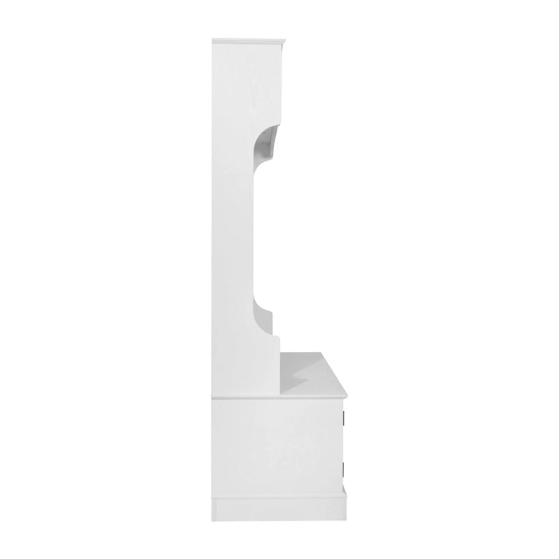 Tavolo da Pranzo in Legno Massiccio Riciclato con Gambe in Ferro Verniciato a Polvere — 120 x 60 x 76 cm
