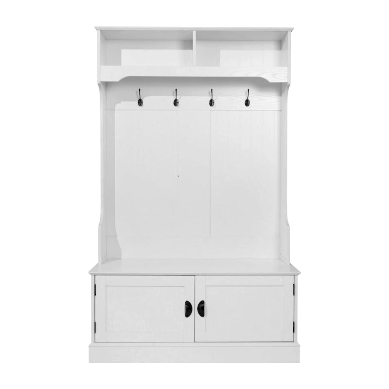 Tavolo da Pranzo in Legno Massiccio Riciclato con Gambe in Ferro Verniciato a Polvere — 120 x 60 x 76 cm