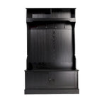 Tavolo da Pranzo in Legno Massiccio Riciclato con Gambe in Ferro Verniciato a Polvere — 120 x 60 x 76 cm