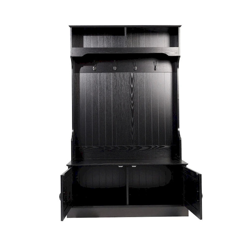 Tavolo da Pranzo in Legno Massiccio Riciclato con Gambe in Ferro Verniciato a Polvere — 120 x 60 x 76 cm