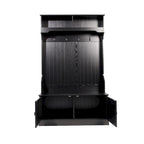 Tavolo da Pranzo in Legno Massiccio Riciclato con Gambe in Ferro Verniciato a Polvere — 120 x 60 x 76 cm