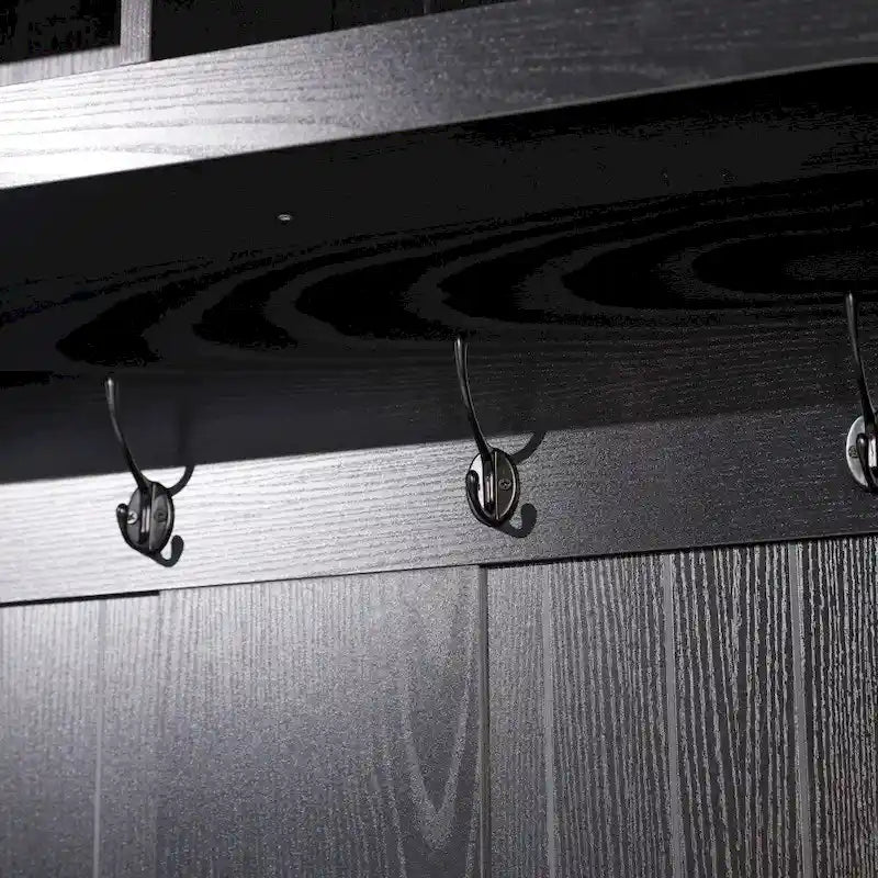 Tavolo da Pranzo in Legno Massiccio Riciclato con Gambe in Ferro Verniciato a Polvere — 120 x 60 x 76 cm
