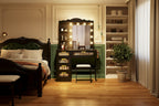 Makeup Vanity with 3 Lighting Colors