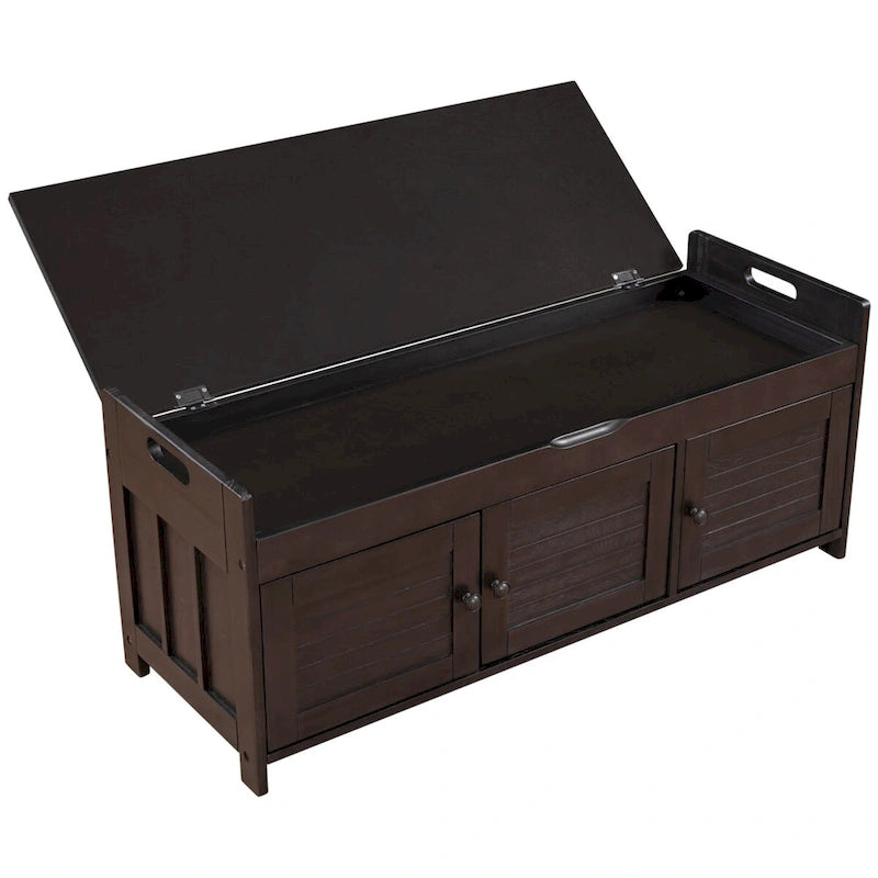 Mobile porta TV alto rustico da 48 pollici con 6 vani – Certificato ANSI/BIFMA