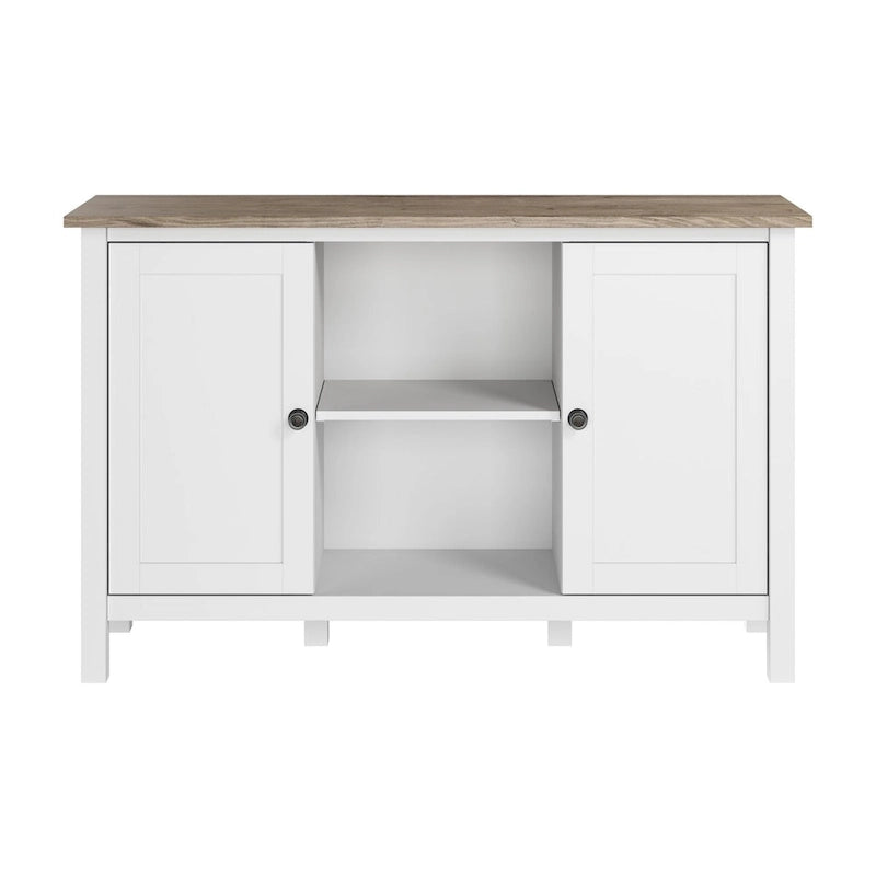 Consolle contenitore Shabby Chic azzurro tenue — 34L x 15P x 35A