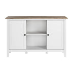Consolle contenitore Shabby Chic azzurro tenue — 34L x 15P x 35A